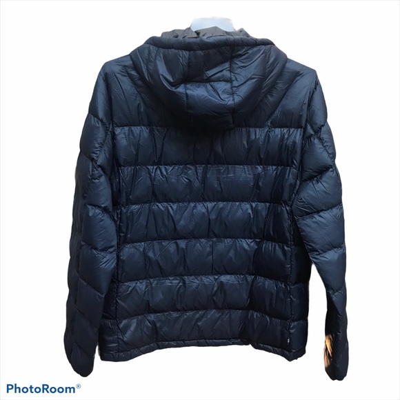 NWT,NAUTICA MENS QUILTED PUFFER HOODIE~DARK NAVY - Picture 5 of 16